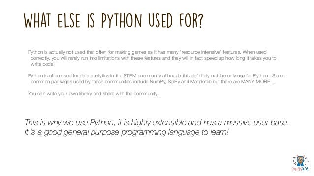 Looking at how Scratch and Python compare