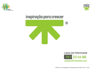 «Scratch», uma linguagem de programação para todos | TIC | 3.º ciclo 
