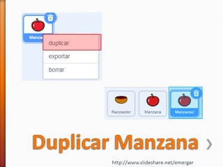 Scratch 3 - Juego atrapar manzanas
