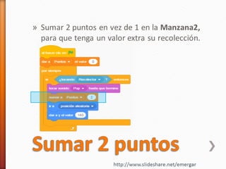 Scratch 3 - Juego atrapar manzanas