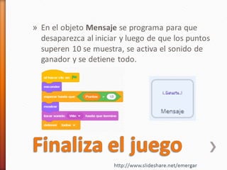 Scratch 3 - Juego atrapar manzanas