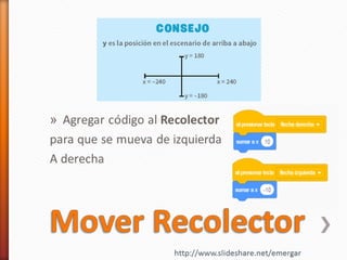 Scratch 3 - Juego atrapar manzanas