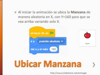 Scratch 3 - Juego atrapar manzanas