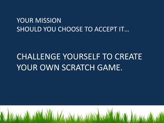 Scratch challenge | PPTX