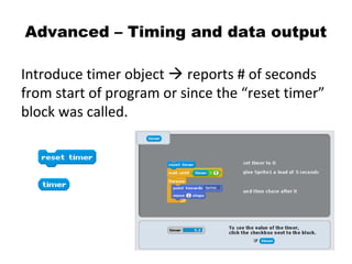 Scratch for Data Logging and Graphing | PPT