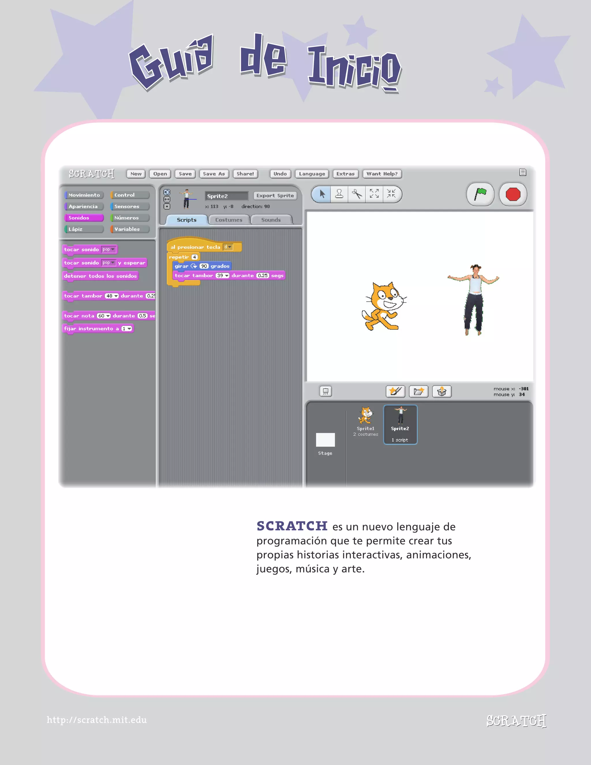Scratch guia de Inicio | PDF