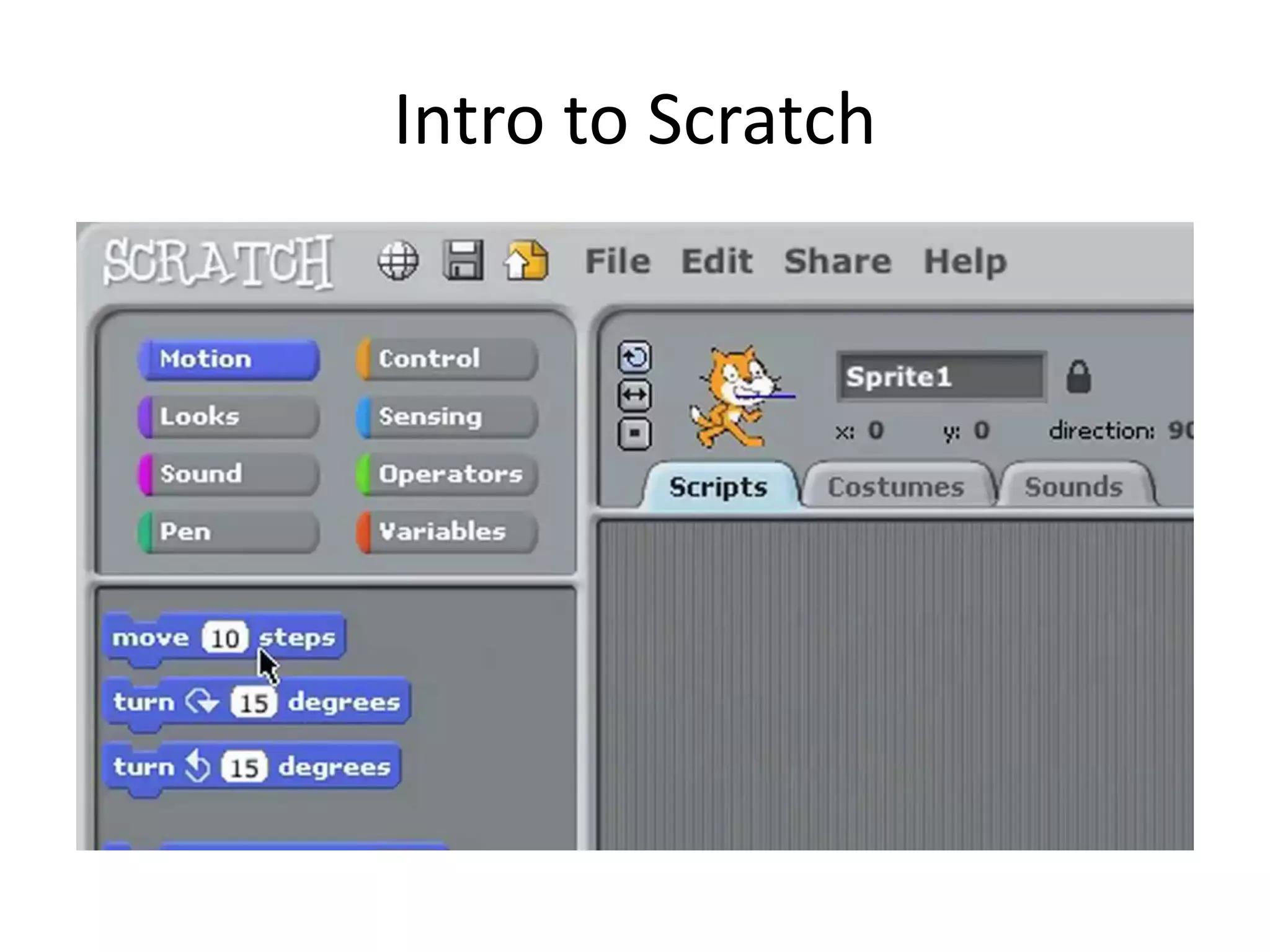 Intro to Scratch