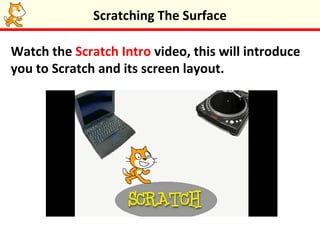 Scratchcing Scratching the surface | PPT