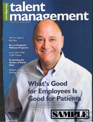 Talent Management Magazine Interview - July 2013; Dave Mendoza - Scratching the Surface of Social Data