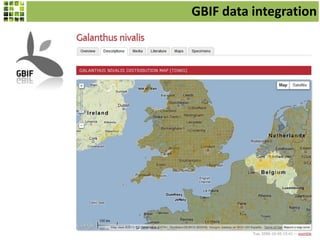 GBIF data integration

 