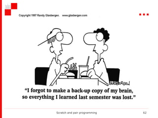 Scratch and pair programming 