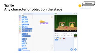 Scratch Vocabulary (Basic) - Introduction for Scratch Programming ...