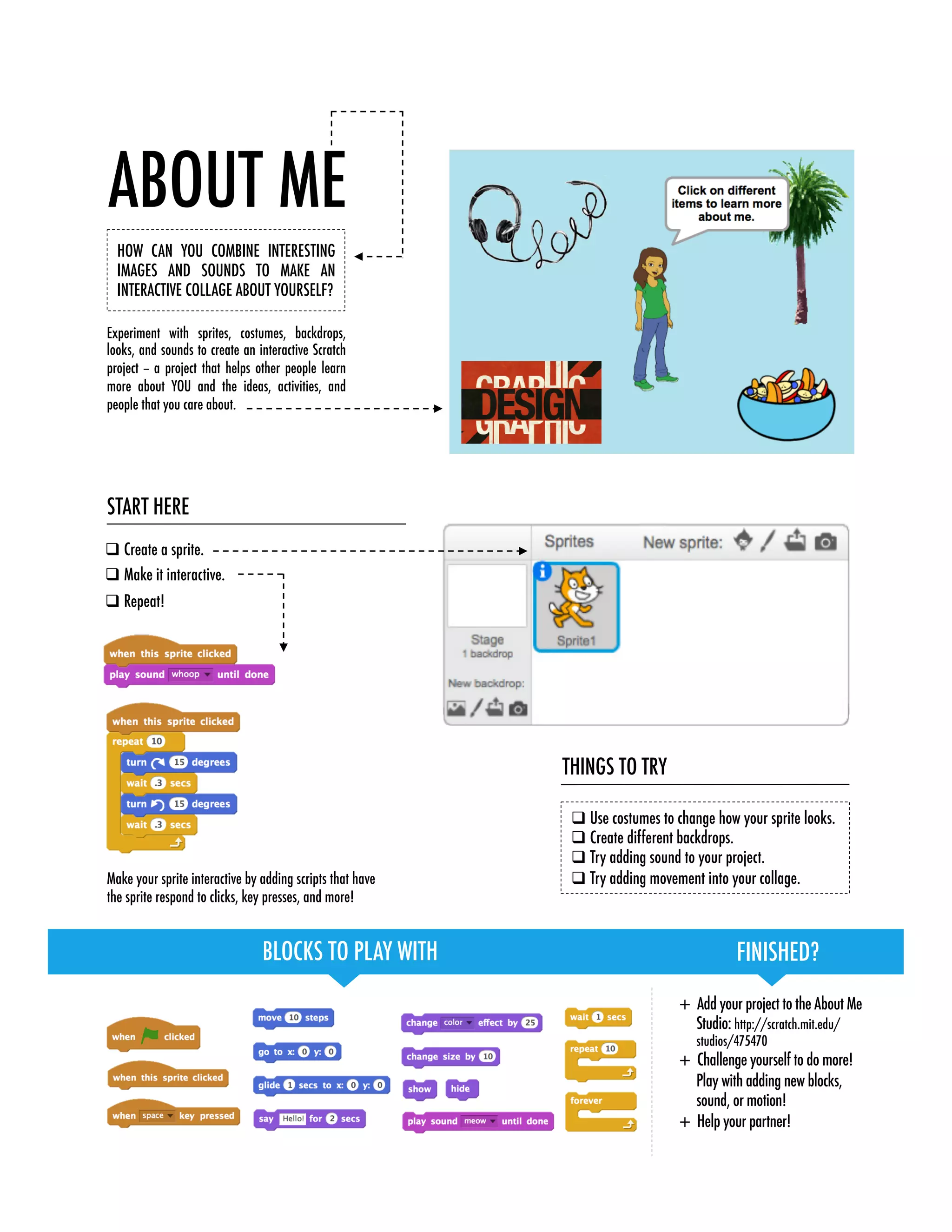 Scratch worksheets compilation activities | PDF