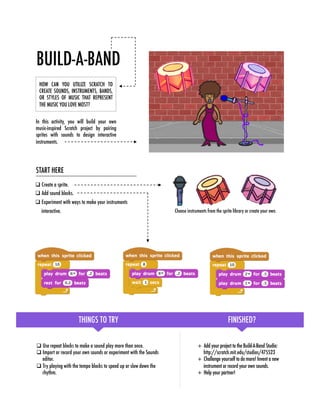 Scratch worksheets compilation activities | PDF