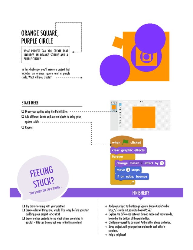 Scratch worksheets compilation activities | PDF