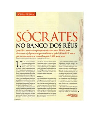 Sócrates no banco dos réus