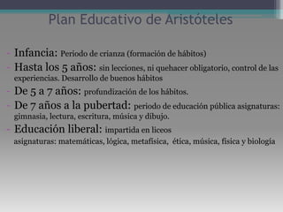 Hasta los 5 años: sin lecciones, ni quehacer obligatorio, control de las experiencias. Desarrollo de buenos hábitos 