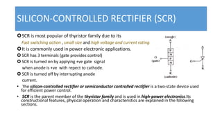 Silicon Controlled Rectifier | PPTX
