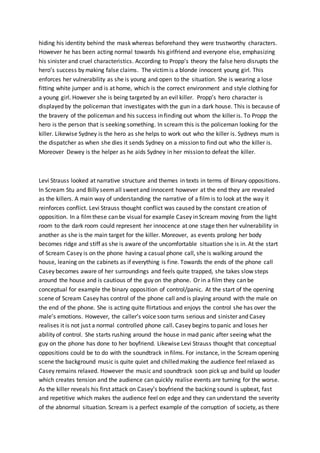 Scream film narrative (1) | DOCX
