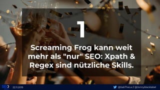 Screaming Frog ♥ KNIME: SEOkomm 2019 Slide 73