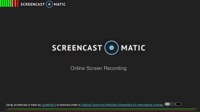 Screen o matic