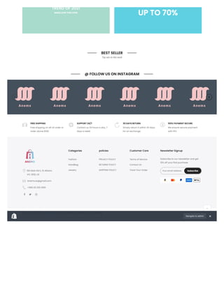 a Shopify store development | PDF