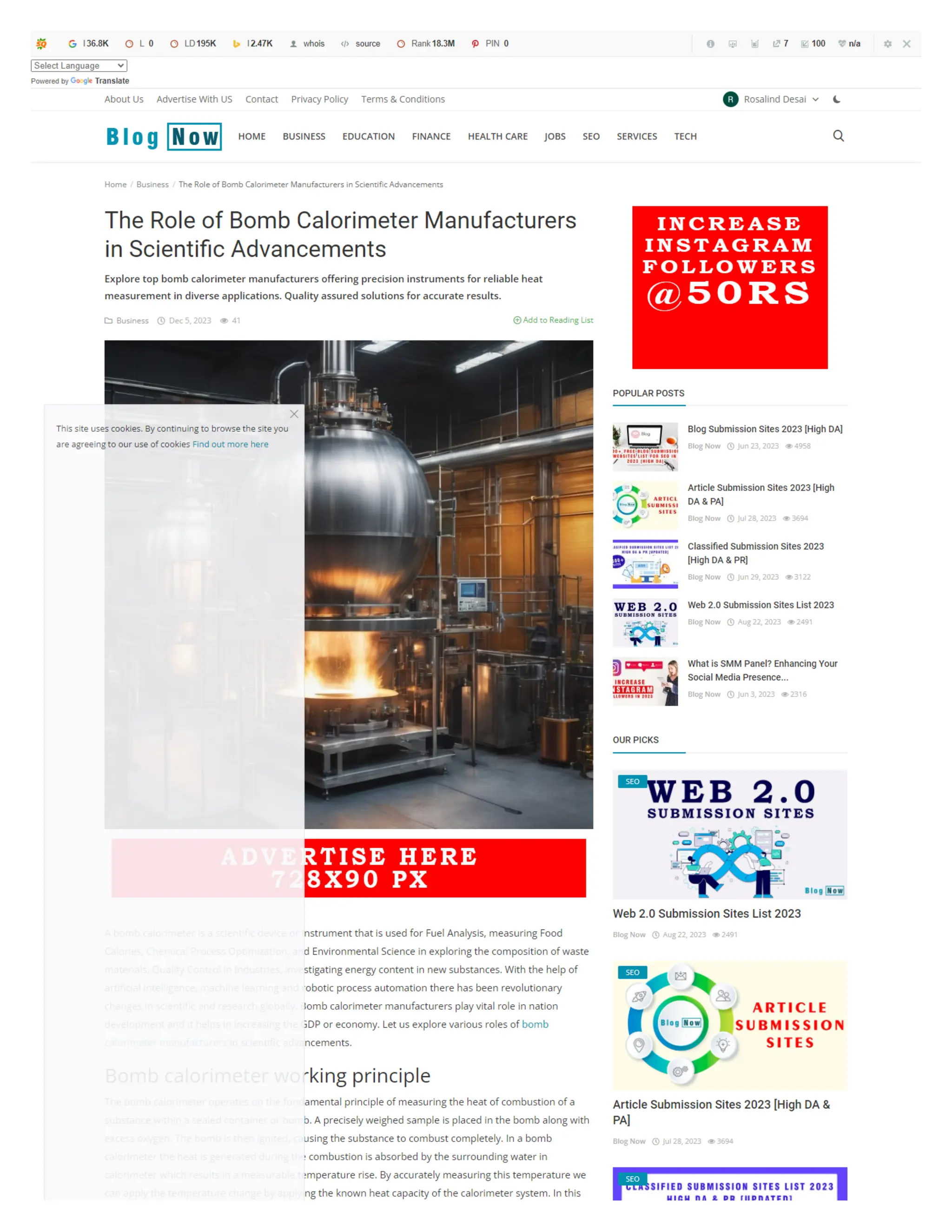 The Role of Bomb Calorimeter Manufacturers in Scientific Advancements PDF
