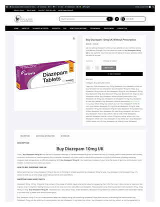 Buy Diazepam 10mg UK