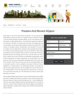 Packers And Movers In Alijapur 