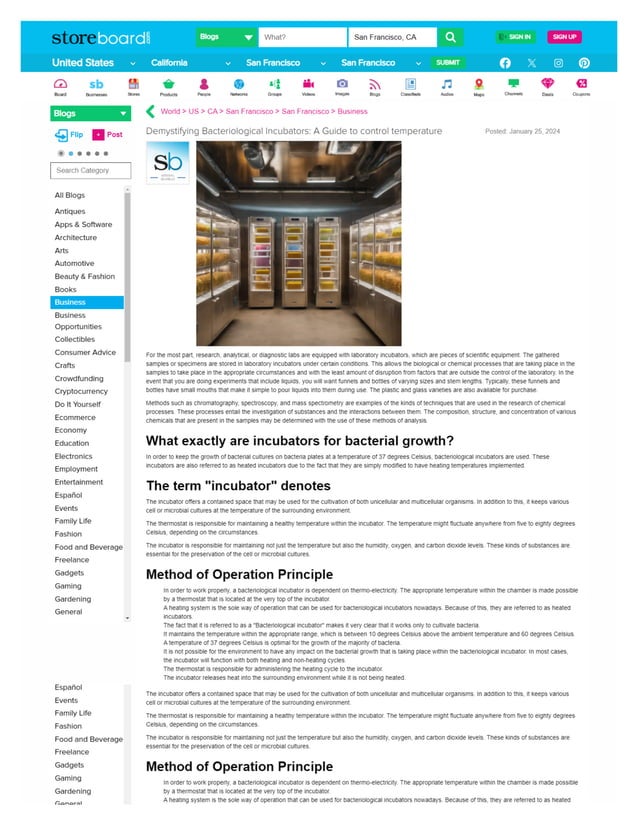 Demystifying Bacteriological Incubators A Guide to control temperature accuracy PDF