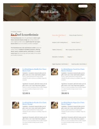 Viva Kaş Mexican Food Restaurant Website design and software service QRcode Menu