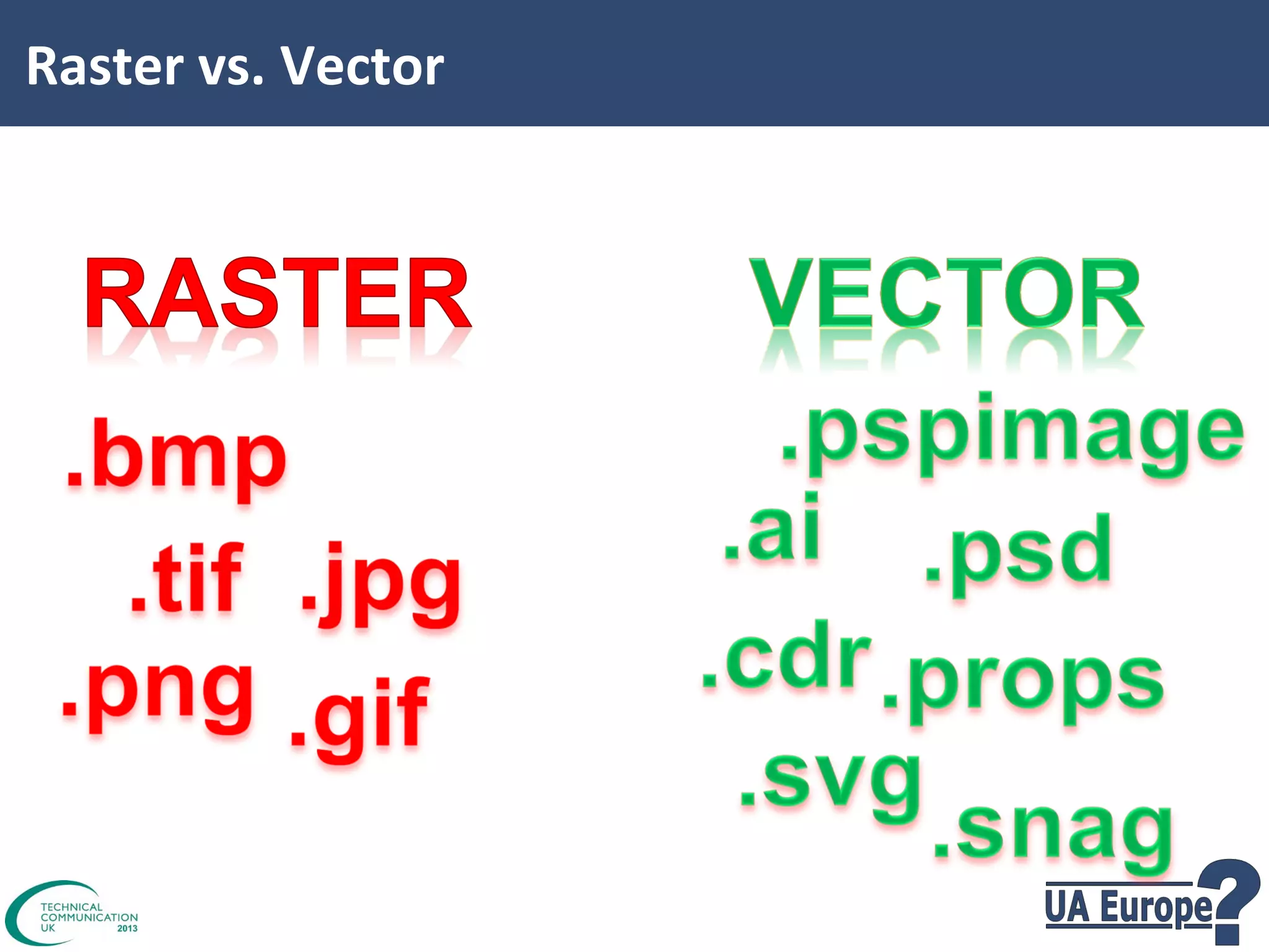 Raster vs. Vector

 