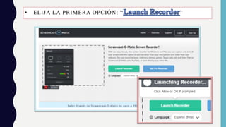 • ELIJA LA PRIMERA OPCIÓN: “ ”
 