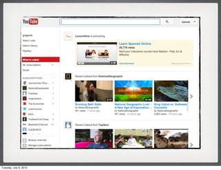 Tuesday, July 9, 2013
 