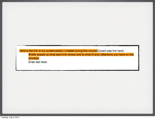 Tuesday, July 9, 2013
 