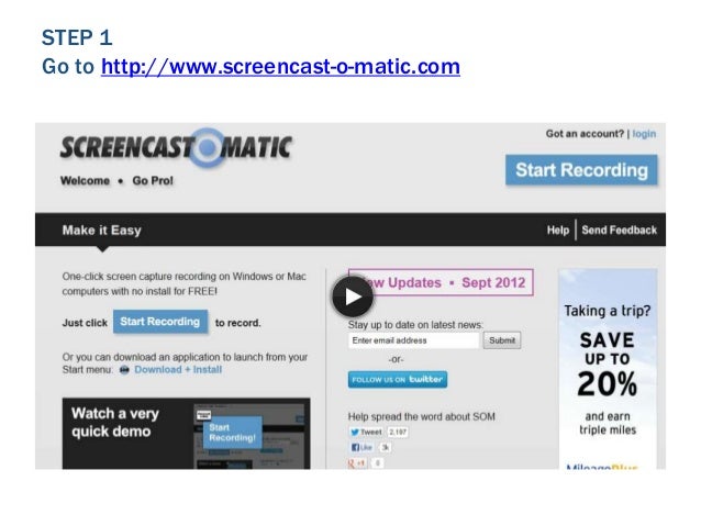 screencastomatic youtube