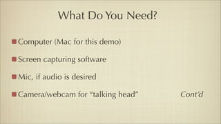 Screenflow Podcampaz