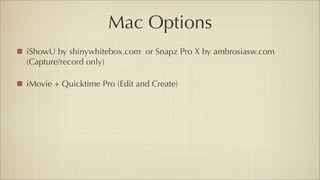Screenflow Podcampaz