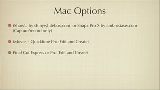 Screenflow Podcampaz