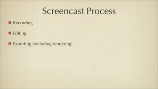 Screenflow Podcampaz