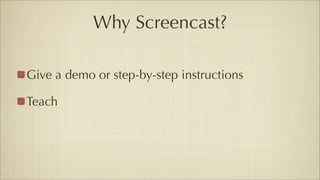 Screenflow Podcampaz