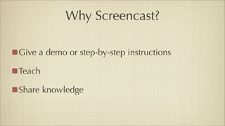 Screenflow Podcampaz