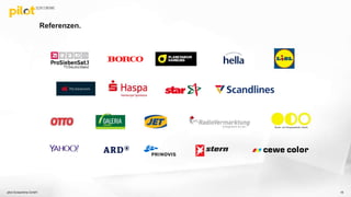 Referenzen.
pilot Screentime GmbH 16
Musik- und Kongresshalle Lübeck
 