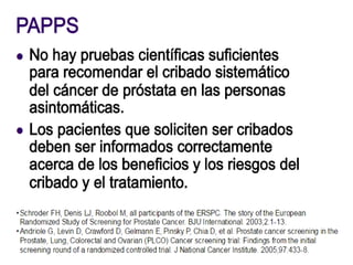 Screening / Atención Preventiva 2016