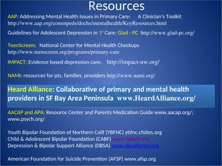Aacap Guidelines.pdf Screening-and-Treatment-of-Depression-in-Primary-Care.ppt