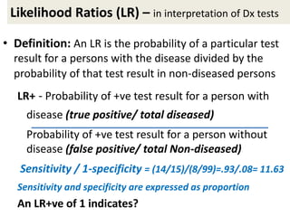 Screening and diagnostic testing | PPTX