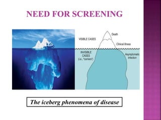 Screening and diagnostic tests | PPTX