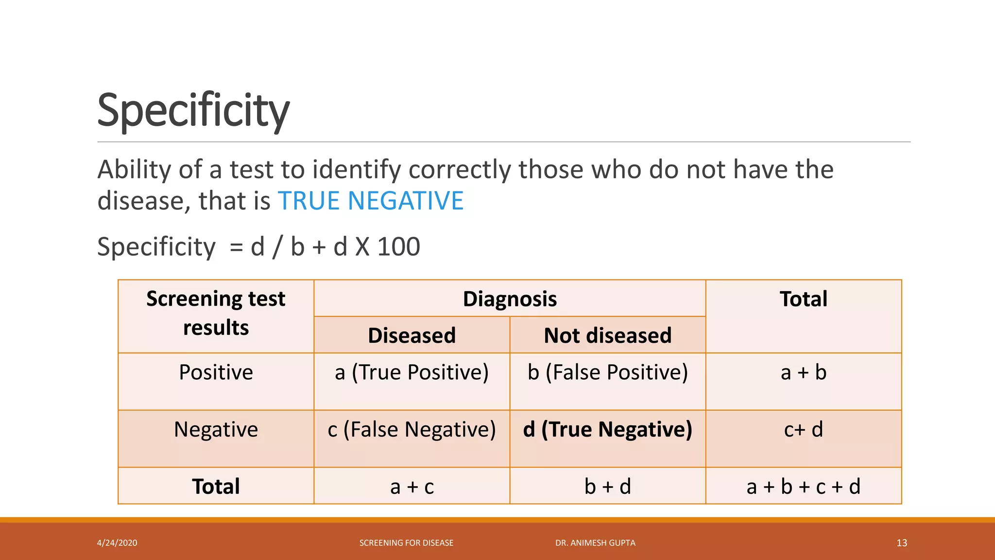 Total Screening Screening for disease | PDF