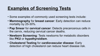 Am Screening Example