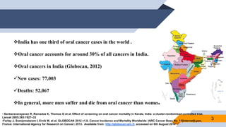 20171021 Screening for oral cancer in india | PDF